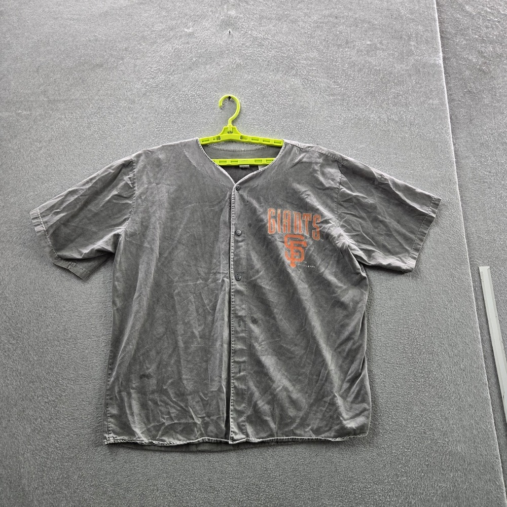 VINTAGE San Francisco Giants Men Jersey XL Gray 90s USA Competitor READ